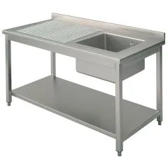 Spalator cu 1 cuva, 1000x600 mm, picurator pe stanga