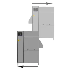 Masina de spalat vase tip tunel Electrolux Professional, 100 de cosuri per ora