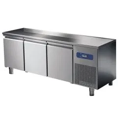 Masa congelare,fara rebord, 3 usi, 400 litri