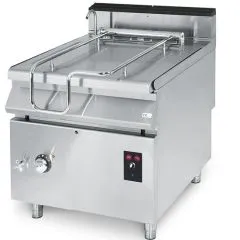 Tigaie electrica basculanta, 80 litri, bazin actionat electric