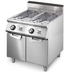 Masina electrica de fiert paste, 2 bazine GN2/3, 2x26 litri