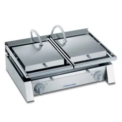 Grill Panini Electrolux Professional, alimentare de la priza, cu placi superioare si inferioare netede 602126