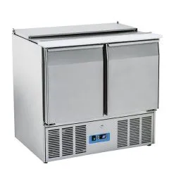 Saladeta cu 2 usi GN1/1 si capac, 6xGN1/3
