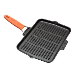 Tigaie grill 21 x 30 cm, maner portocaliu - LAVA