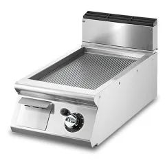 Grill pe gaz cu placa triata, de banc, 335x610 mm