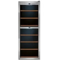 Vitrina de vinuri refrigerata, 2 zone de temperatura, 126 sticle