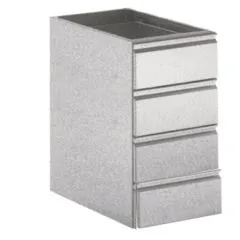 Modul cu 4 sertare, 400x640 mm