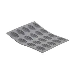 Forma silicon pentru mini-madeleines, 20 bucati, 21 x 17,6 cm - de Buyer