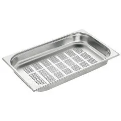 Cuva inox gastronorm, perforata, GN2/3, h=40 mm