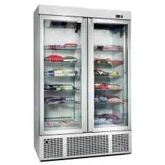 Vitrina congelare, 2 usi de sticla, capacitate 1300 litri