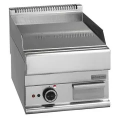 Grill electric cu placa neteda cromata, de banc, 395x520 mm