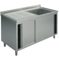 Spalator tip dulap cu cuva stanga si usi glisante, 1000x700 mm