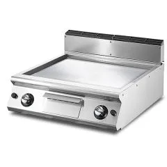 Gratar pe gaz cu placa neteda, de banc, 670x530 mm
