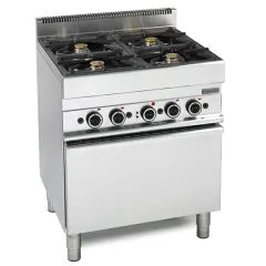Masina de gatit pe gaz cu cuptor electric, 4 arzatoare
