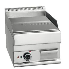 Grill electric cu placa neteda, de banc, 395x520 mm