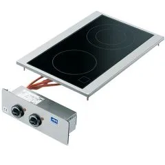 Masina de gatit electrica incastrata, 2 plite ceramice