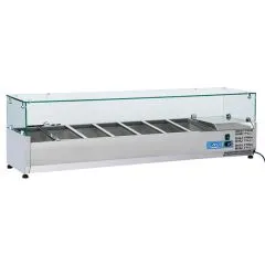 Vitrina rece ingrediente, 5xGN1/3, h=150 mm