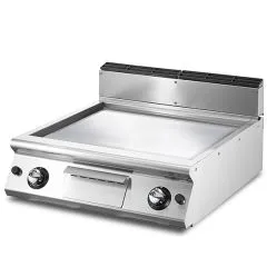 Grill pe gaz cu placa neteda, de banc, 695x610 mm