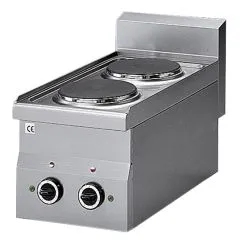 Masina de gatit electrica, 2 plite, de banc