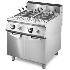 Masina electrica de fiert paste, 2 bazine GN1/1, 2x40 litri