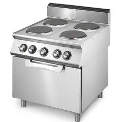 Masina de gatit electrica, 4 plite, cuptor static electric