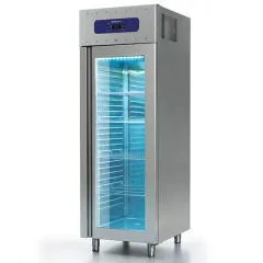 Dulap congelare, 1 usa vitrata, 700 litri, 3 grilaje GN2/1