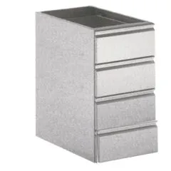 Modul cu 4 sertare, 400x600 mm