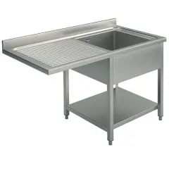 Spalator, cuva cu picurator suspendat stanga, 1400x600 mm