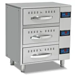 Modul sertar incalzit, 3 sertare GN1/1