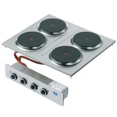 Masina de gatit electrica incastrata, 4 plite