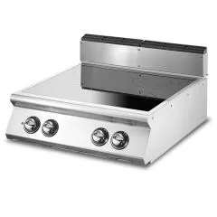 Plita ceramica versiune top, de banc, 4 zone de gatire, linia 700
