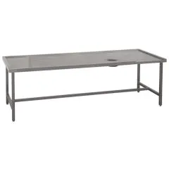 Masa sortare, orificiu debarasare stanga, 2400 mm