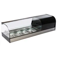 Vitrina rece tapas, 2 niveluri, 4xGN1/3