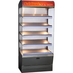 HSM-36-5S Vitrina de banc cu 5 rafturi calde, greutate max 10,8 kg