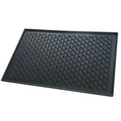 Tava reversibila BBQ/ Grill GN 1/1 din fonta, canelata/neteda