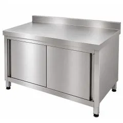MASA DE LUCRU DIN INOX TIP DULAP