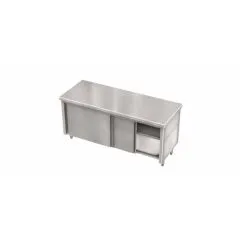 MASA DE LUCRU DIN INOX TIP DULAP