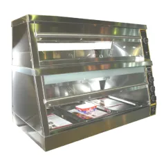 VITRINA CALDA DUBLA DIM. 1450*650*950MM 