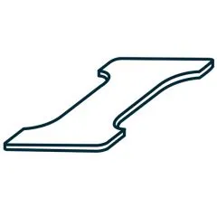 Insertie pentru plite electrice patrate