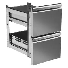 Kit sertare 2x 1/2 pentru mese refrigerate cu adancime 600 mm
