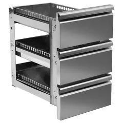 Kit sertare 3x 1/3 pentru mese refrigerate cu adancime 600 mm