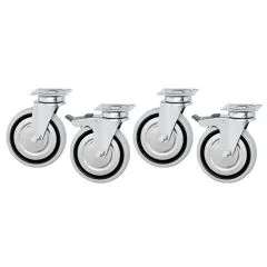 Set rotile (2 cu frana si 2 fara frana) Z/TRUOEVO