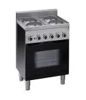 Masina de gatit electrica cu cuptor cu convectie, 4 plite, gratar electric