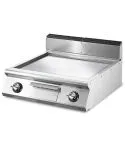 Grill electric cu placa neteda cromata, de banc, 695x610 mm