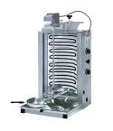 Gratar electric pentru kebab, 2 zone de incalzire, motor superior, 30 kg