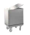 Carucior pentru faina, capacitate 150 litri