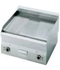 Grill electric cu placa 2/3 neteda si 1/3 cu caneluri, de banc, 59,5x47 cm
