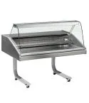 Vitrina rece pentru peste, pe roti, l=1500 mm