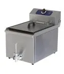 Friteuza electrica, robinet de golire, de banc, capacitate ulei 8 litri