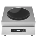 Wok cu inductie profesional patrat pentru instalare pe blat (plug-in); Cuva wok din vitroceramica rezistenta la impact, grosime 4 mm